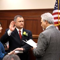 Senator Mike Shower Swearing In March 2018